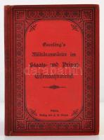 Karl F. A. Geerling: Geerlings Militäranwärter im Staats- und Privat-Eisenbahndienst. Berlin, 1891, Adolf Gestewitz. Harmadik kiadás. Kiadói egészvászon-kötés, kissé kopottas, kissé foltos borítóval, német nyelven./ Linen-binding, with little bit worn and little bit spotty cover, in German language.