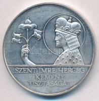 Fülöp Zoltán (1951-) DN Szent Imre herceg kemény tisztaságát / Szent Imre ereklyetartó Aachen fém emlékérem (40mm) T:2