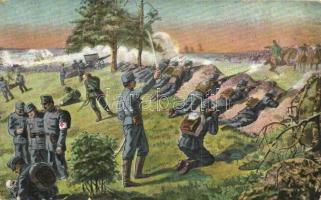 WWI K.u.K. military art postcard (EK)