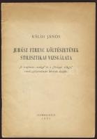 Káldi János: Juhász Ferenc költészete dedikált kiadvány