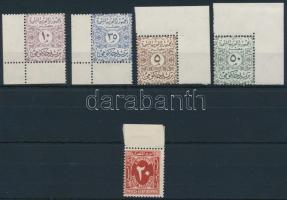 Portó + 1958-1962 Hivatalos 4 klf érték, Postage due + 1958-1962 Official 4 diff stamps