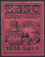 1928 E.B.S.C. háziipari kiállítás levélzáró