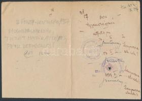 1957 Mosonmagyaróvár, Tiltott határátlépésről szóló bűnügyi okirat