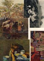 30db képeslap magyar festők műveiből a legtöbb psotatiszta
