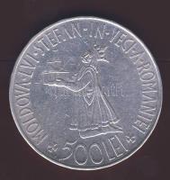 Románia 1941. 500L Ag "Besszarábia" T:2