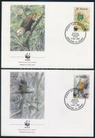 WWF King Amazon set + 4 FDC + 4 CM WWF: Királyamazon sor + 4 FDC + 4 CM