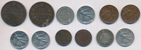 Olaszország 1866-1926. 2c-20c (12x) T:2,2-,3
Italy 1866-1926. 2 Centesimi - 20 Centesimi (12x) C:XF...