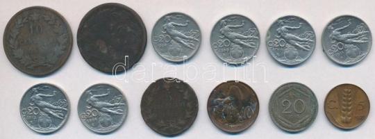 Olaszország 1862-1922. 5c-20c (12x) T:2,2-,3
Italy 1862-1922. 6 Centesimi - 20 Centesimi (12x) C:XF...