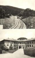 3 db RÉGI magyar városképes lap, Hárshegy, Hűvösvölgy, Szeged, Budapest, villamosok / 3 pre-1945 Hungarian town-view postcards, trams