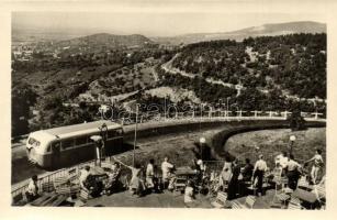 3 db RÉGI magyar városképes lap, Hárshegy, Hűvösvölgy, Szeged, Budapest, villamosok / 3 pre-1945 Hun...