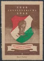 1948 1848 Centenáriuma Negyvennyolc szellemében a jobb magyar jövőért levélzáró