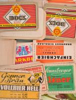 Kis vegyes papírrégiség tétel: levelek, stb