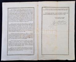 1861 Wiener-Neustadt, Német nyelvű hirdetmény a helyi kézművesipari, kereskedelmi tanulók képzésével...