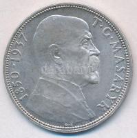 Csehszlovákia 1937. 20K Ag "Masaryk köztársasági elnök halála" T:2 Czechoslovakia 1937. 20 Korun Ag "Death of President Masaryk" C:XF