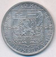 Csehszlovákia 1937. 20K Ag "Masaryk köztársasági elnök halála" T:2
Czechoslovakia 1937. 2...