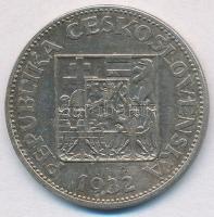 Csehszlovákia 1932. 10K Ag T:2,2-  Czechoslovakia 1932. 10 Korun Ag C:XF,VF