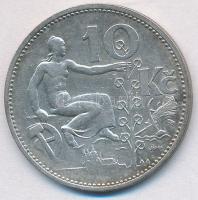 Csehszlovákia 1932. 10K Ag T:2,2- 
Czechoslovakia 1932. 10 Korun Ag C:XF,VF