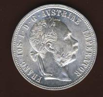 Ausztria 1879. 1Fl Ag T:1/2 pici ph.