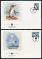 WWF: Galapagos sor 4 értéke + 4 FDC + 4 CM WWF: Galapagos set 4 stamps + 4 FDC + 4 CM