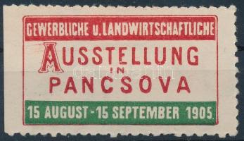 1905 Ipari és Mezőgazdasági kiállítás, Pancsova levélzáró