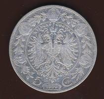 Ausztria 1900. 5K Ag T:3