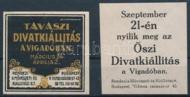 1909 Tavaszi és Őszi Divatkiállítás a Vigadóban 1-1 levélzéró