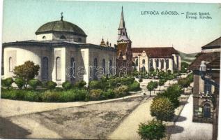 Lőcse, Levoca; Evangélikus templom / church