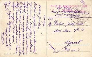 Most na Soci, Sveta Lucija ob Soci, St. Lucia am Isonzo; Bahnhof / railway station, bridge + K.u.K. ...