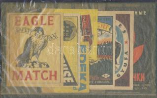 13db Nagyalakú gyufacimke albumlapon