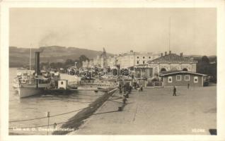 Linz, Dampfschiffstation / steamship port