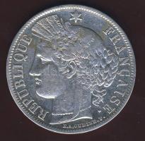 Franciaország 1851A 5Fr Ag T:3/3+