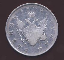 Oroszország 1808MK 1R Ag T:3-/4+