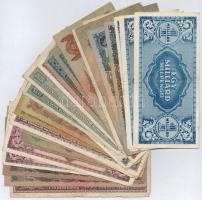30db-os vegyes magyar pengő bankjegy tétel T:III,III-