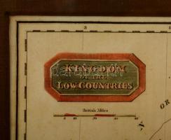 cca 1840 Alexander Findlay (1812-1875): Németalföld térképe,'Kingdom of the Low Countries'...