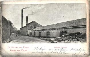 1899 Fiume, Torpedógyár / Fabbrica Torpedini / Torpedo factory