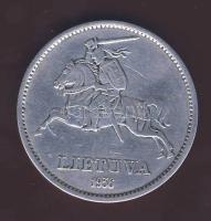 Litvánia 1936. 10L Ag T:3+