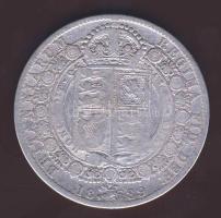 Nagy-Britannia 1889. 1/2Cr Ag T:3/3-