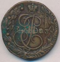 Orosz Birodalom 1783E-M 5k Cu "II. Katalin" (48,86g) T:2- ph., patina
Russian Empire 1783...