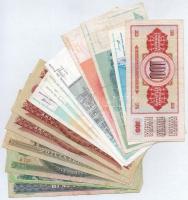 15db-os vegyes magyar forint és jugoszláv dinár tétel T:III,III-