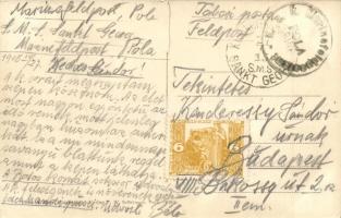 Aus dem Matrosenleben / K.u.K. Kriegsmarine, mariners on the board. Phot A. Beer + SMS Sankt Georg M...