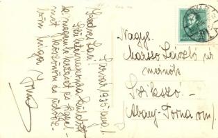 1935 Sárvár, látkép, villa, photo