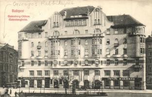 Budapest VIII. Gutenberg Otthon, Intim Kávéház és az Országos Rabbiképző