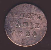 Holland Kelt-India 1824. 1/2St T:3-