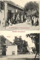 Borosjenő, Ineu; Mecset, Kleindl Mátyás fűszer üzlete és saját kiadása, kerékpár / mosque, grocery shop, bicycle