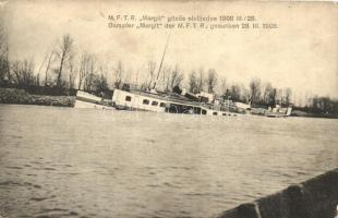1908 MFTR Margit gőzös elsüllyedése / sunken SS Margit