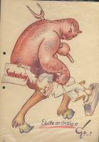 1948 Nagy Árpád grafika 20x30cm