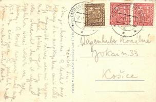 1935 Vysoké Tatry, Lyziarske Závody FIS, Ceskoslovensko / Ski race in the Tatra, advertisement card