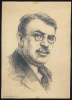 Landler Jenő grafika 23x17cm