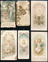 cca 1900-1930 20 db  litho szentkép, 11x5,5 és 12,5x7 cm közti méretben