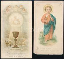 cca 1900-1930 20 db  litho szentkép, 11x5,5 és 12,5x7 cm közti méretben